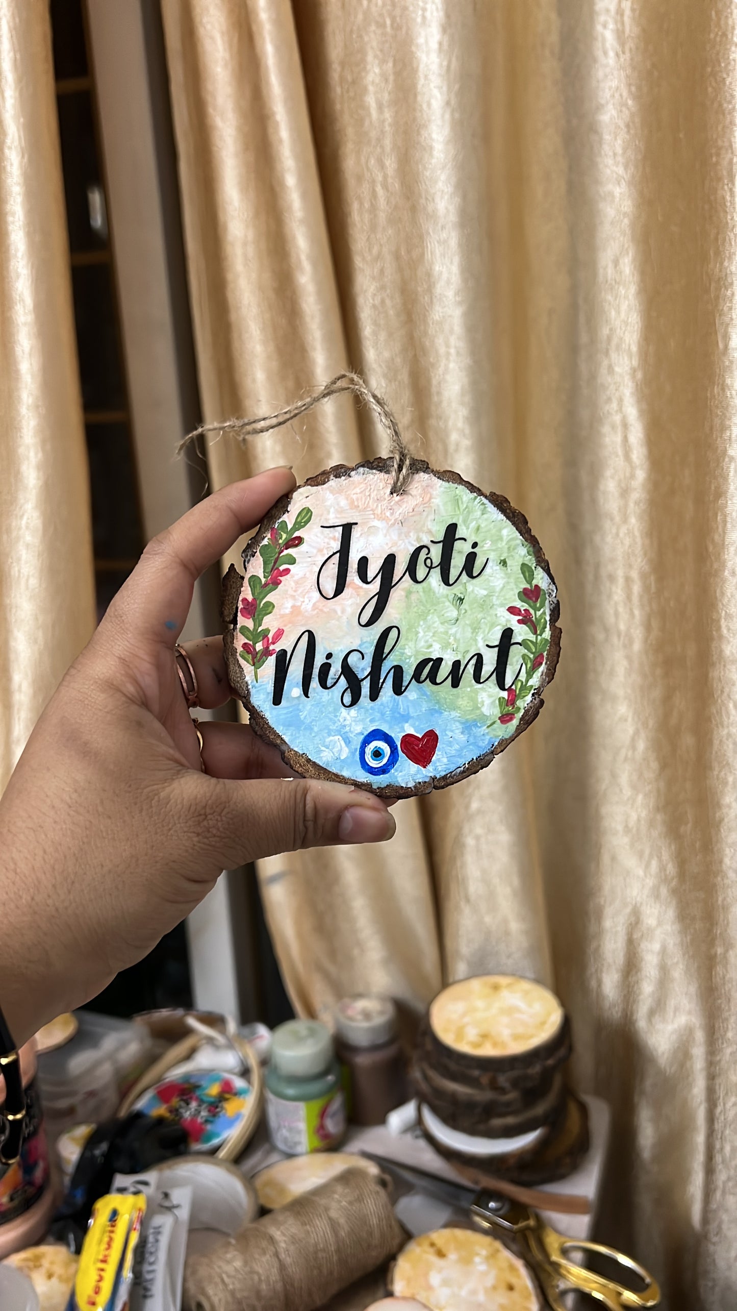 Couple name Customised hanging/ gift