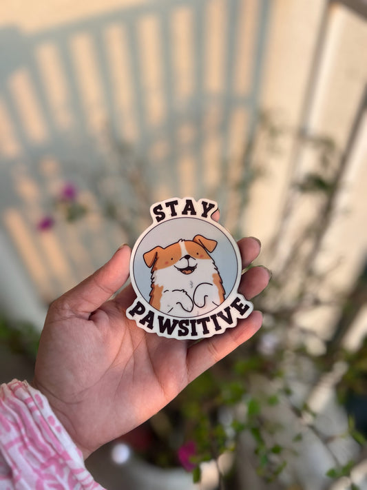 Stay positive - fridge magnet