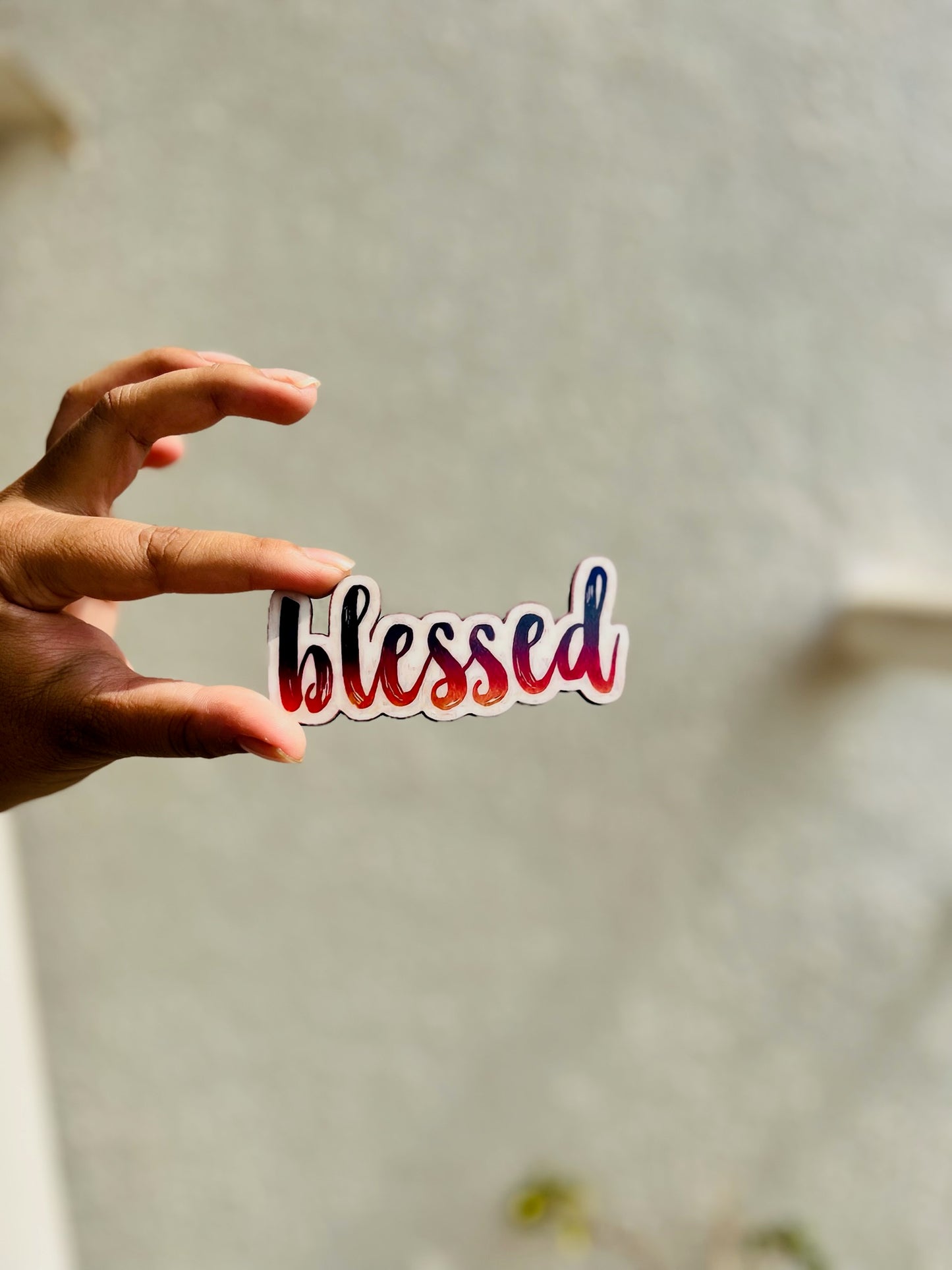 Blessed - fridge magnet