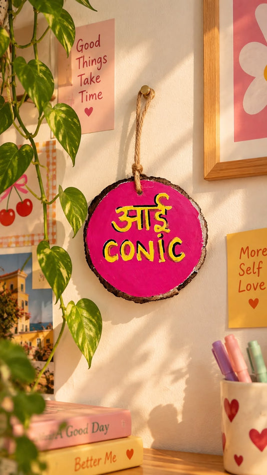 Iconic – Wooden Wall Hanging