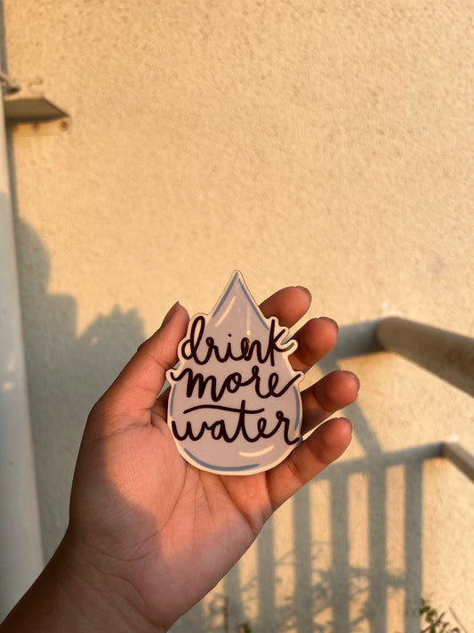 Drink more water- fridge magnet