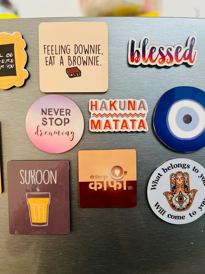 Evil eye (nazarbattu) fridge magnet