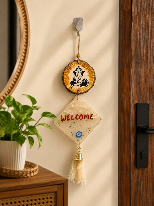 "Welcome Bappa" Ganpati Wall Hanging
