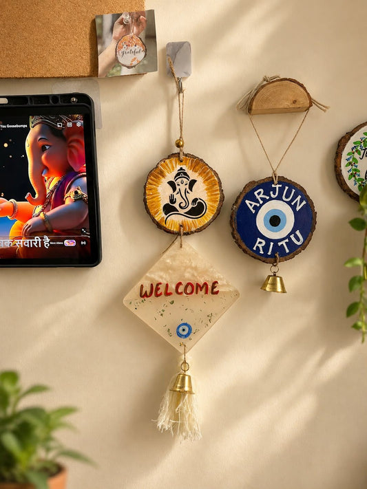 "Welcome Bappa" Ganpati Wall Hanging
