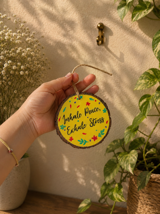 Inhale peace, exhale stress