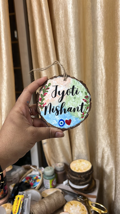 Couple name Customised hanging/ gift