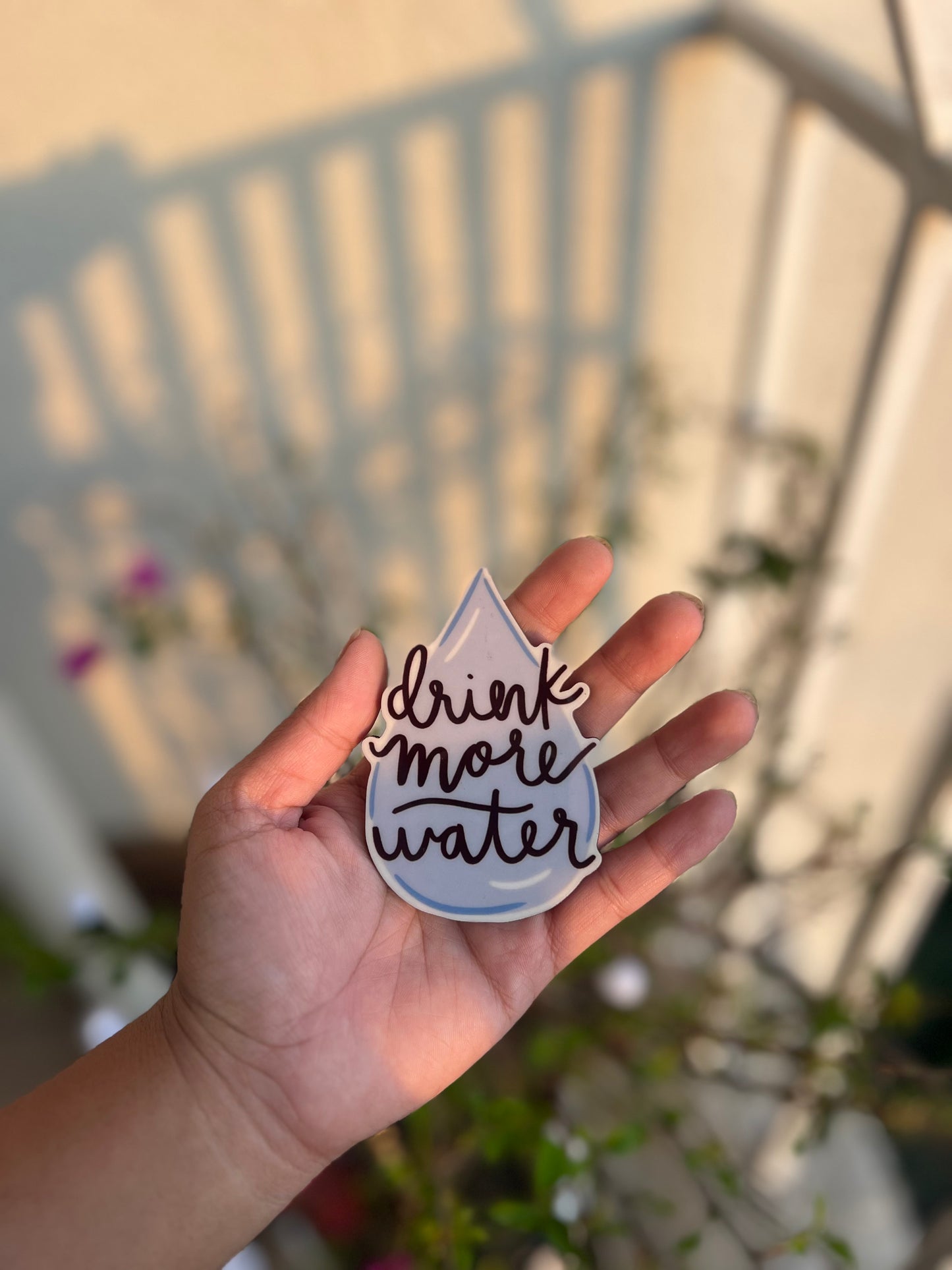 Drink more water- fridge magnet