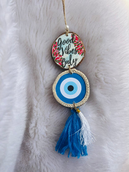 Good vibes only & Nazarbattu charm