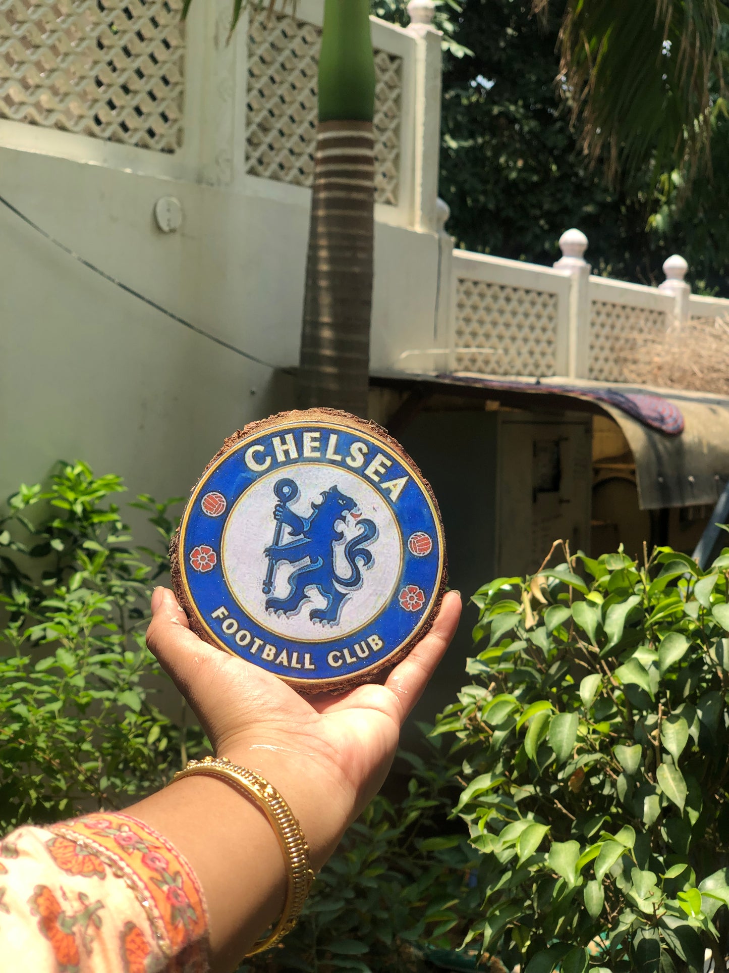 Football Club Handcrafted 3.5-Inch Hanging