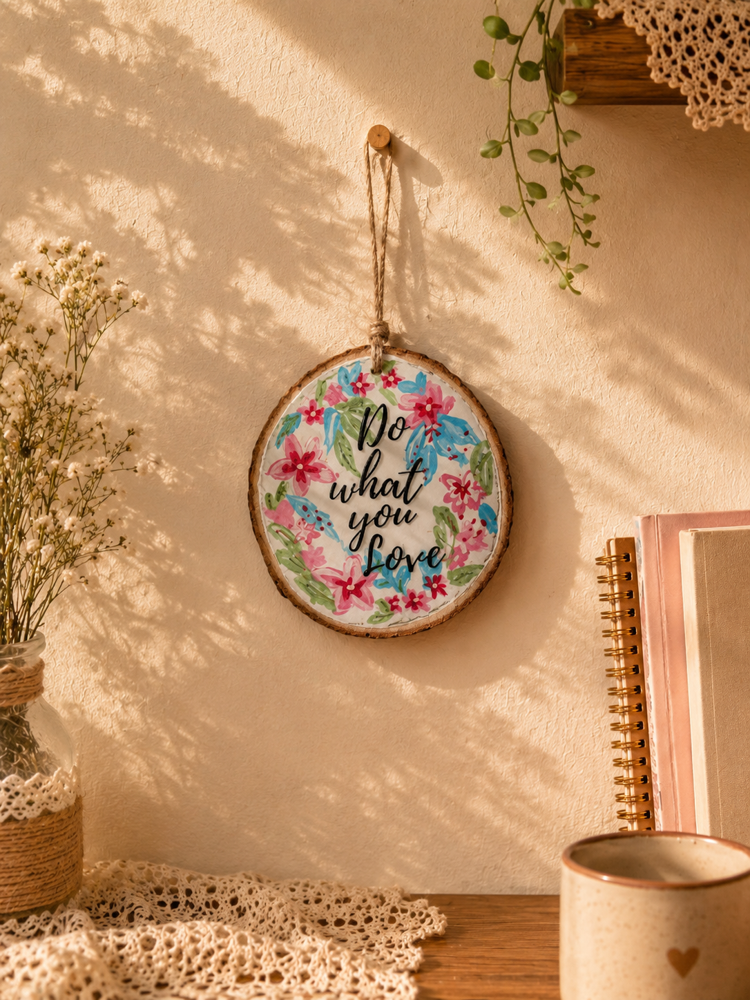 Do what you love - wall charm/ gift
