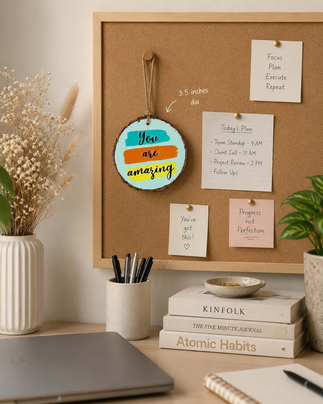 You are amazing- 3.5 inches dia wall hanging