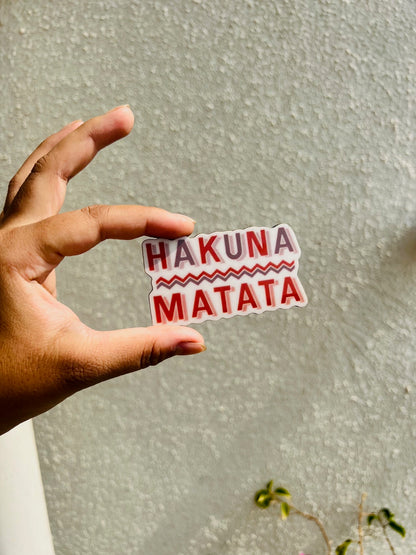 Hakuna matata fridge magnet