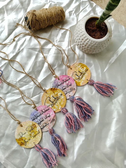 Safar ki dua & Shukr Alhumdulillah car charm