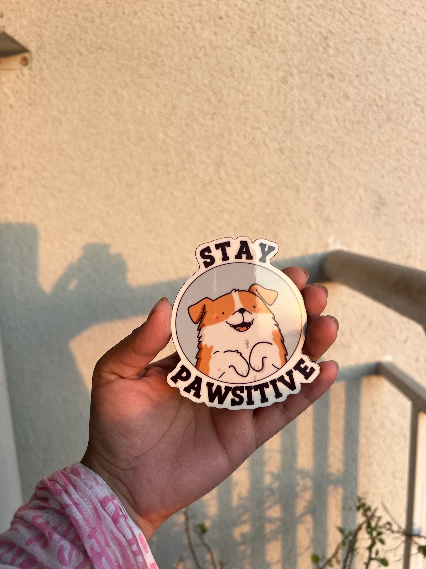 Stay positive - fridge magnet