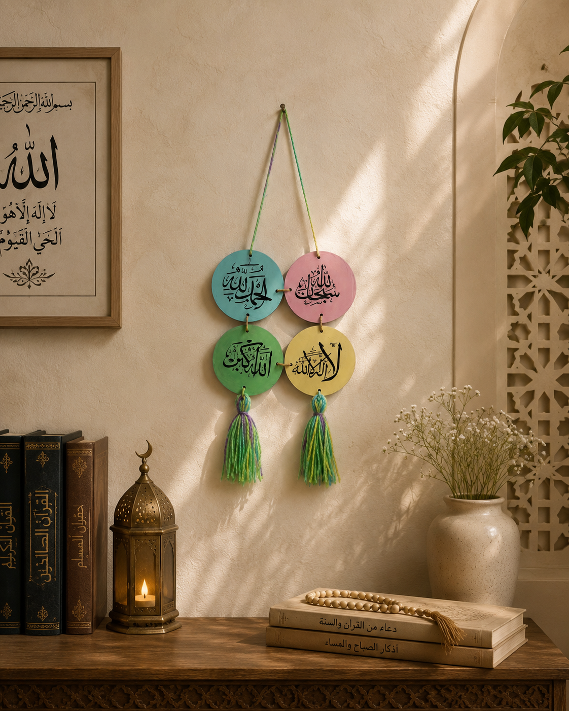 SubhanAllah, Alhumdulillah, AllahHuakbar, Lailaha wall decor