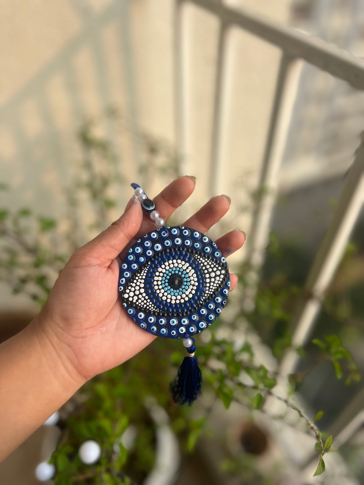 Mandala Evil eye charm