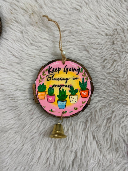 Keep Going – Blessing in Progress 🌿 wall hanging