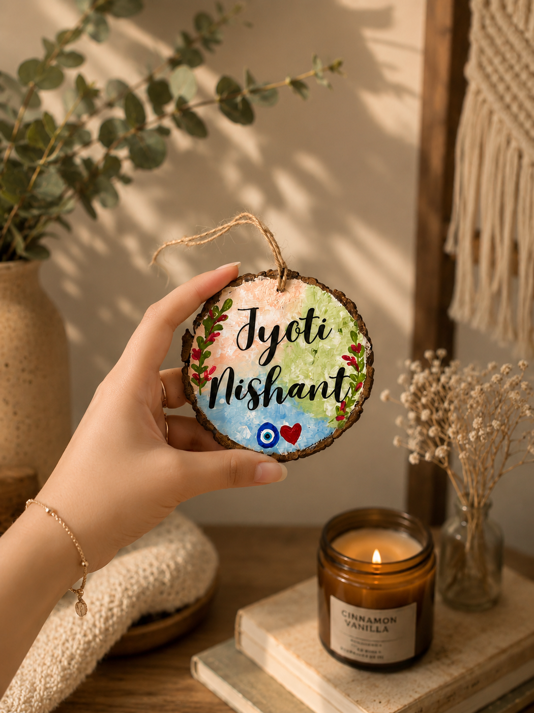 Couple name Customised hanging/ gift