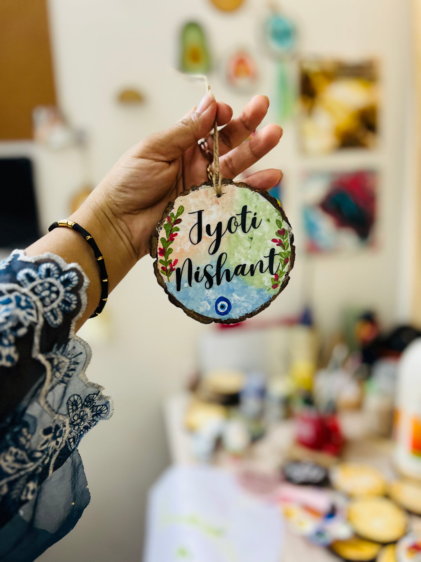Couple name Customised hanging/ gift