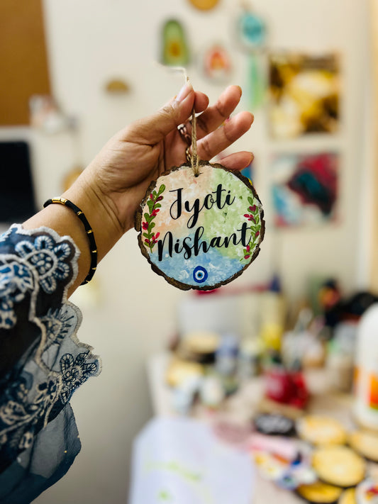 Couple name Customised hanging/ gift