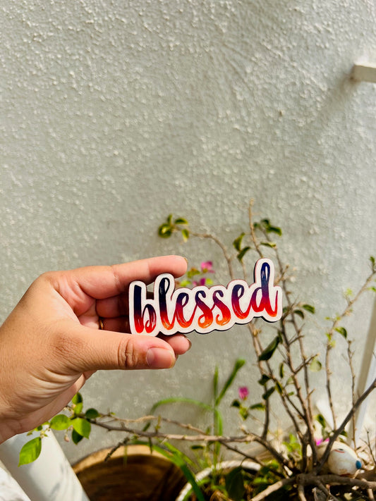 Blessed - fridge magnet