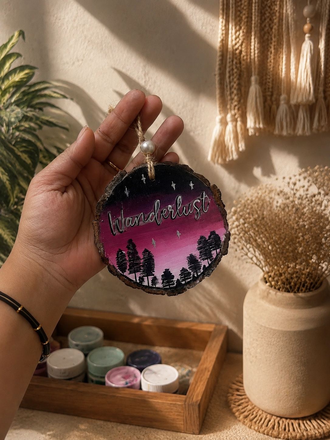 Wanderlust wall hanging
