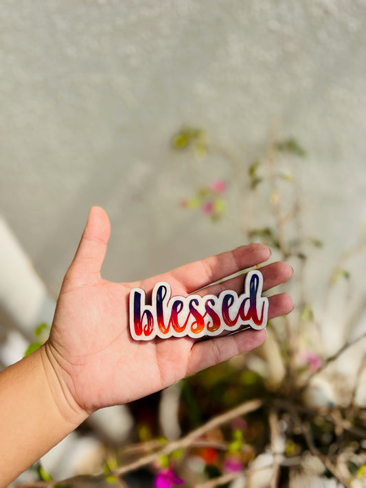 Blessed - fridge magnet