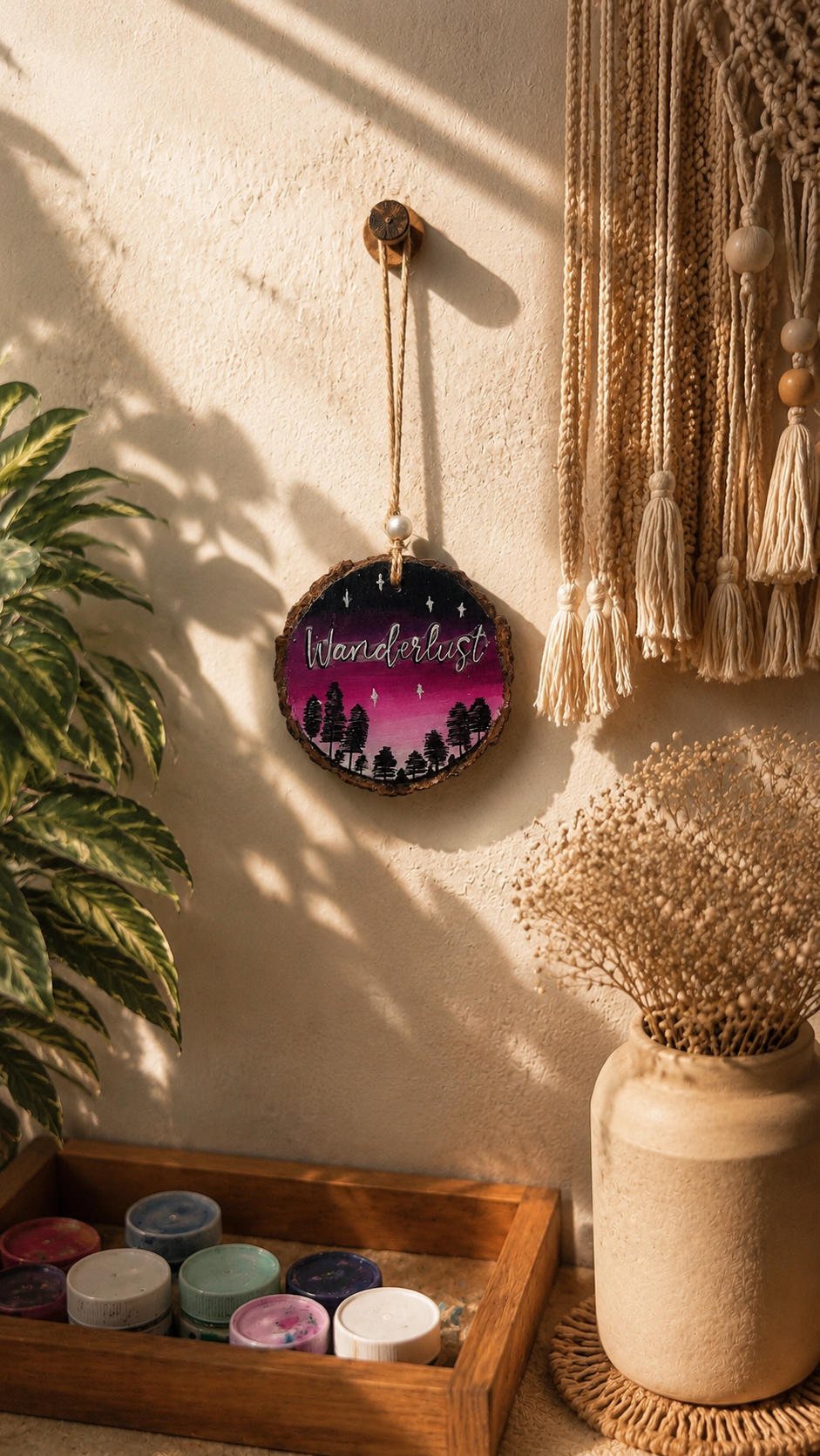 Wanderlust wall hanging