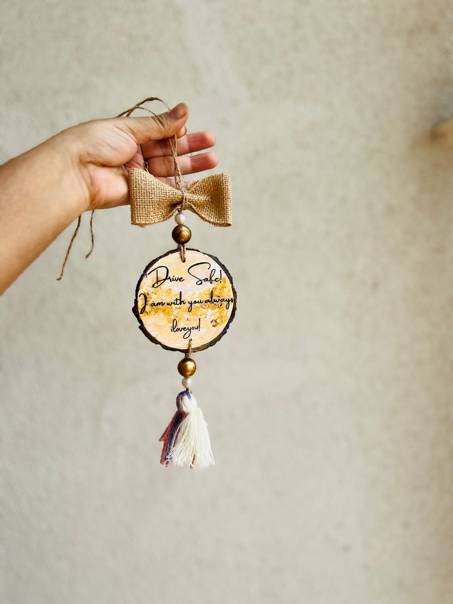 Safar ki dua & Drive safe car charmSafar Ki Dua & Drive Safe Car Charm – Islamic Hanging (3-Inch)
