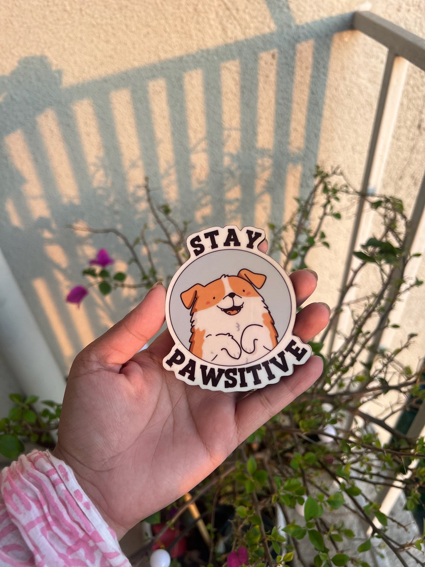 Stay positive - fridge magnet