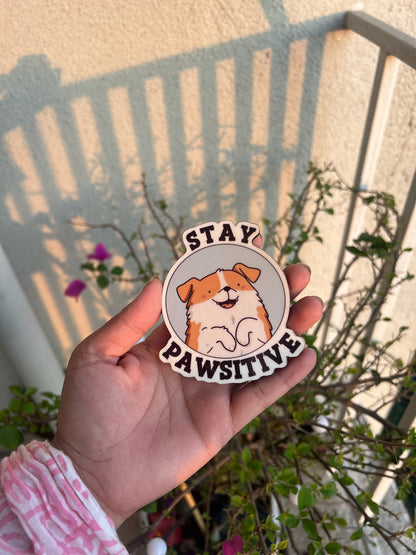 Stay positive - fridge magnet