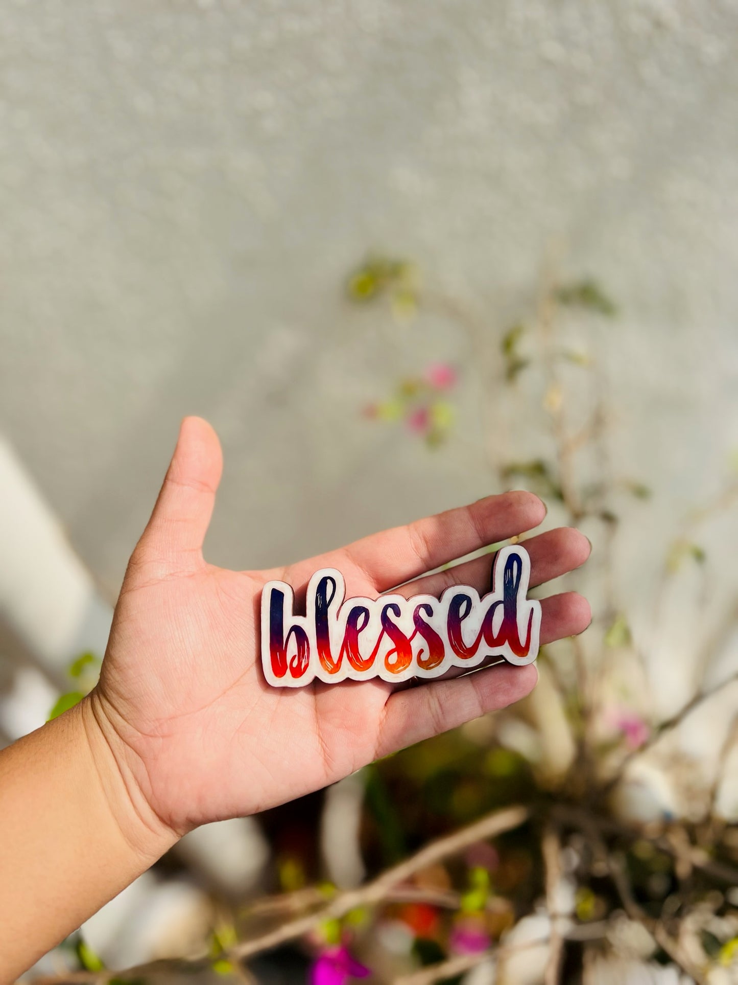 Blessed & Hakuna matata fridge magnet - Combo of two