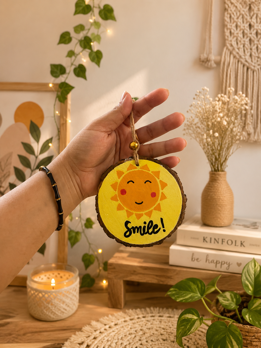 Smile - Wall hanging/ charm