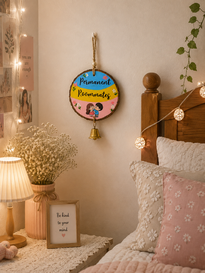 Permanent Roommates wall Decor – Cute Charm & Wall Art Gift