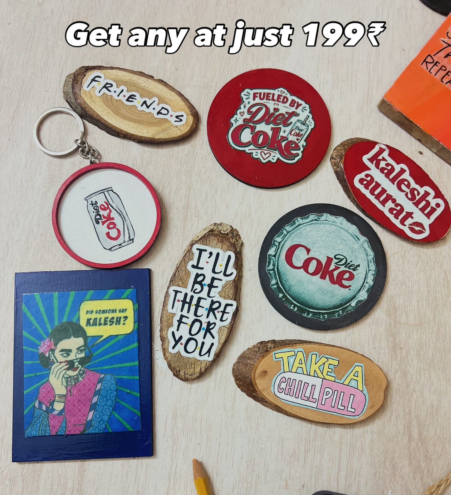 Diet coke fridge magnet