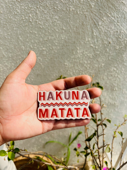 Hakuna matata fridge magnet