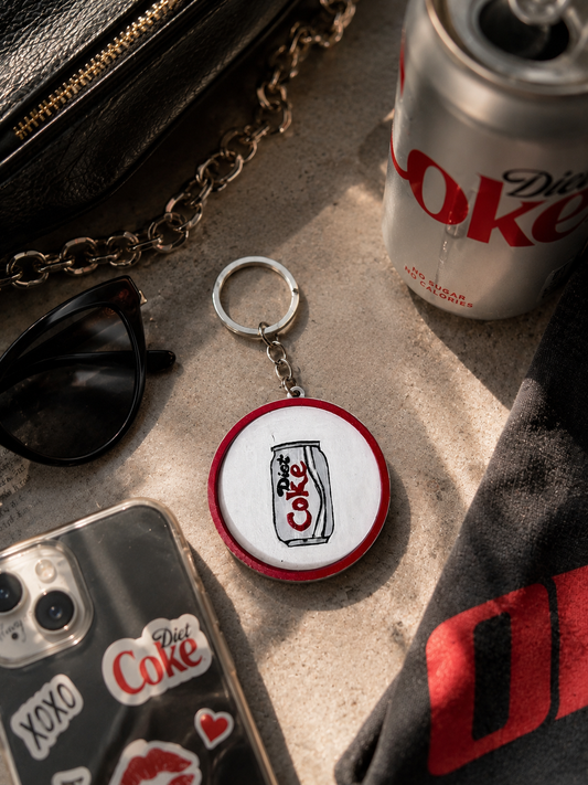 Diet Coke keychain