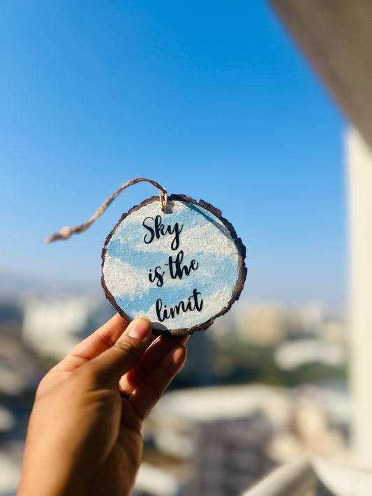 Sky is the Limit | Inspirational Wooden Hanging & Wall Decor