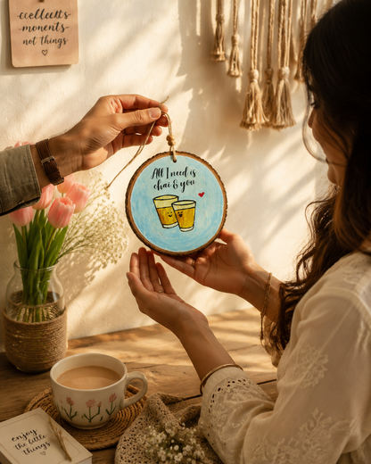 All i need is Chai and You - personalized special gift/ charm/ hanging