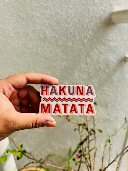 Hakuna matata fridge magnet