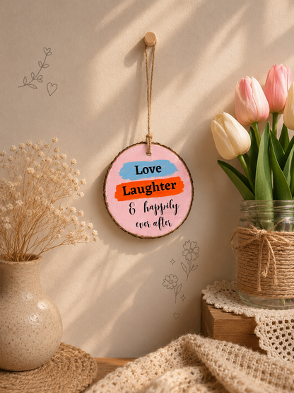 Love and Laughter Hanging Decor – Romantic Charm & Gift