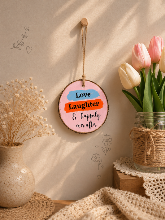 Love and Laughter Hanging Decor – Romantic Charm & Gift