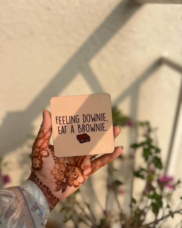 Brownie- fridge magnet