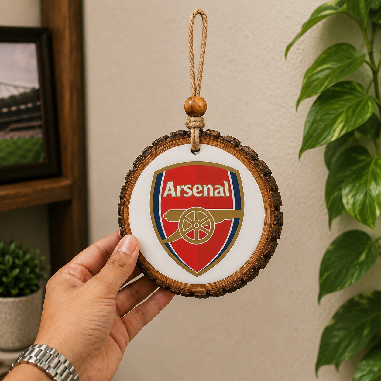 Football Club Handcrafted 3.5-Inch Hanging