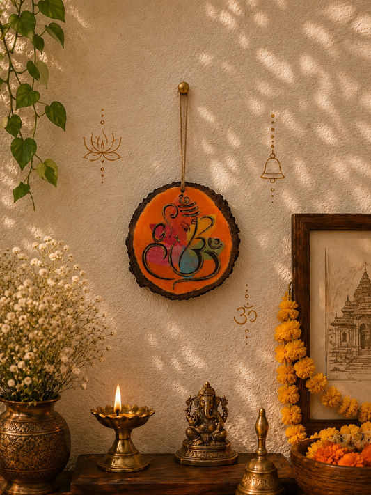 Ganpati Bappa Morya Car Charm & Wall Hanging - Spiritual Decor