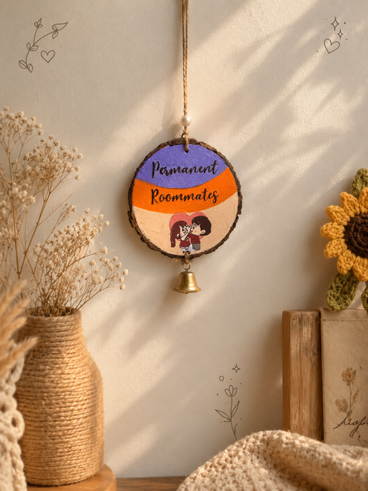 Permanent Roommates wall Decor – Cute Charm & Wall Art Gift