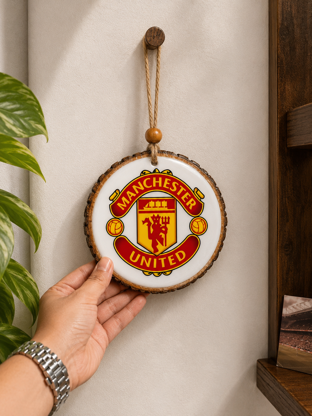 Football Club Handcrafted 3.5-Inch Hanging
