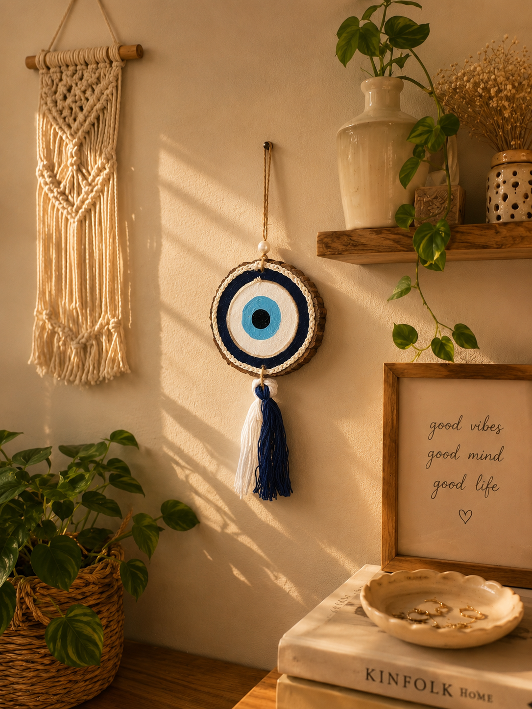 Nazarbattu (Evil eye) - wall hanging, gift charm