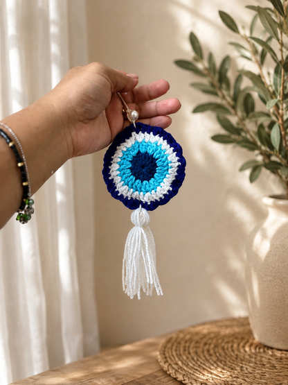 Nazarbattu crochet car/bag charm
