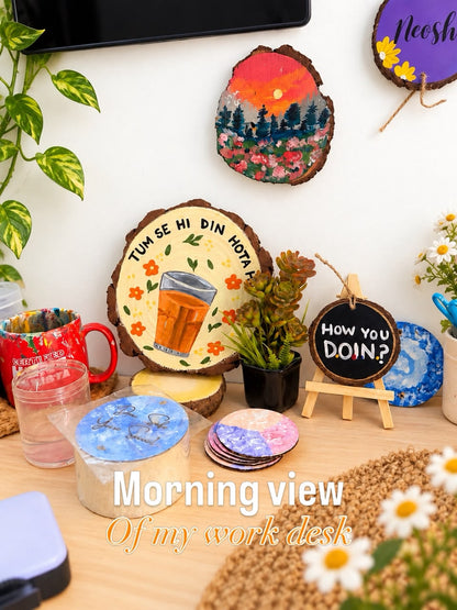 Tum se hi din hota h - Chai Lover Wall Hanging